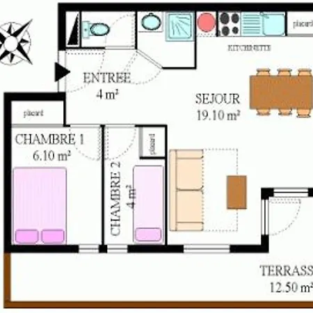 Appartement Cosy A Aussois, 6 Personnes, Parking Inclus - Fr-1-508b-11 Aussois